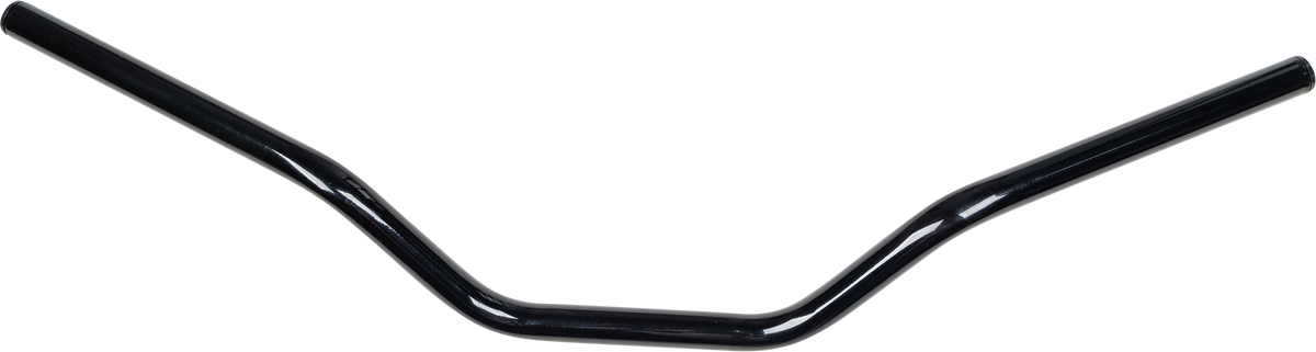 FIRE POWER 7/8 inch Daytona Touring Black Handlebar - Street Motorcycle Handlebars with Carbon Steel Construction