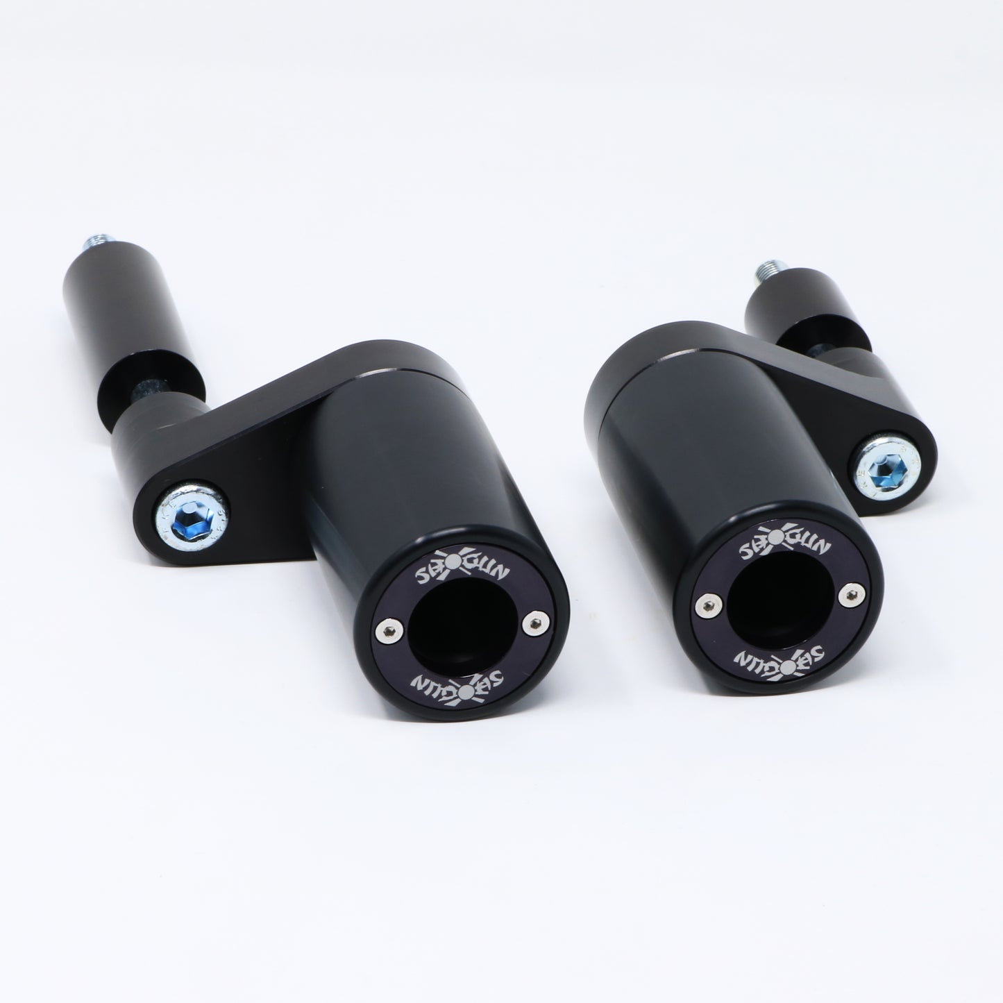 SHOGUN Pa2 Frame Sliders No Cut Black for Kawasaki - Street Body Protection