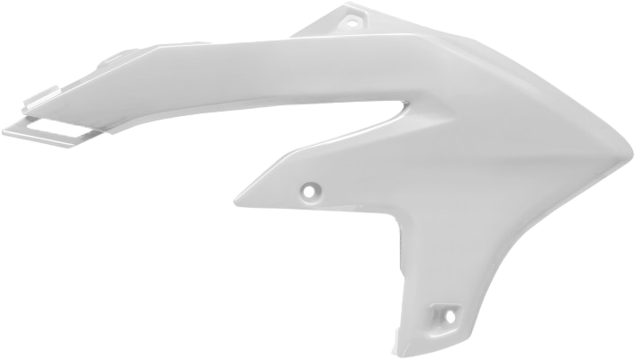 Polisport Radiator Scoops White for Yamaha YZ Models – Offroad Replacement Body Part
