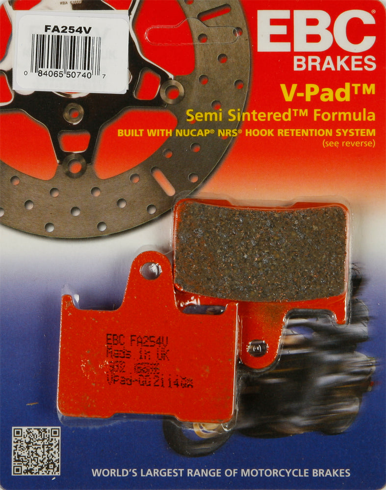 EBC Brake Pads V Series FA254V for Harley Davidson XL Models and More