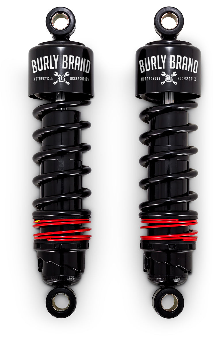 BURLY BRAND Slammer Plus Shocks 11.5 inch for Harley-Davidson FXD and Dyna Models