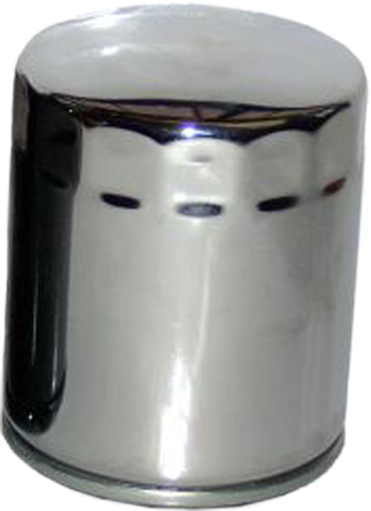 HIFLOFILTRO HF170C Chrome Oil Filter for Harley Davidson V-Twin Engines