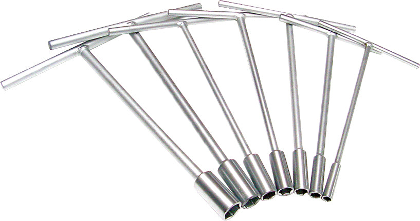 MOTION PRO T Handle Complete Set (Part No. 08-0113) - Chrome Vanadium Deep Well Sockets with Lifetime Warranty