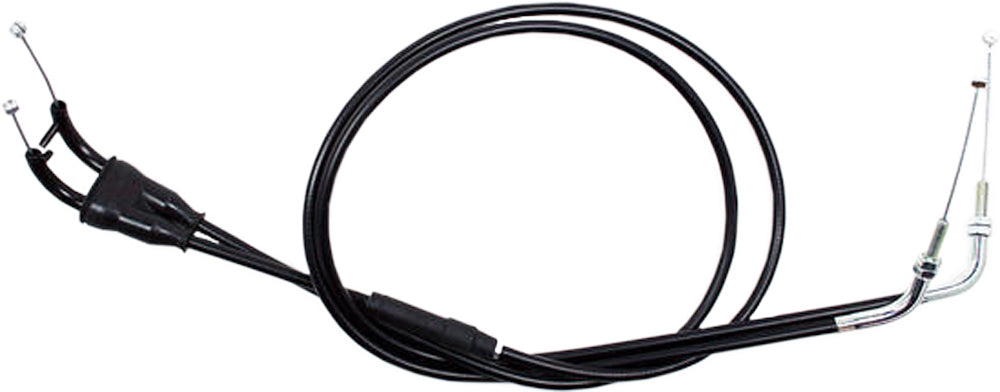 MOTION PRO Black Vinyl Throttle Push Pull Cable Set for Suzuki DR650 (1996-2005)