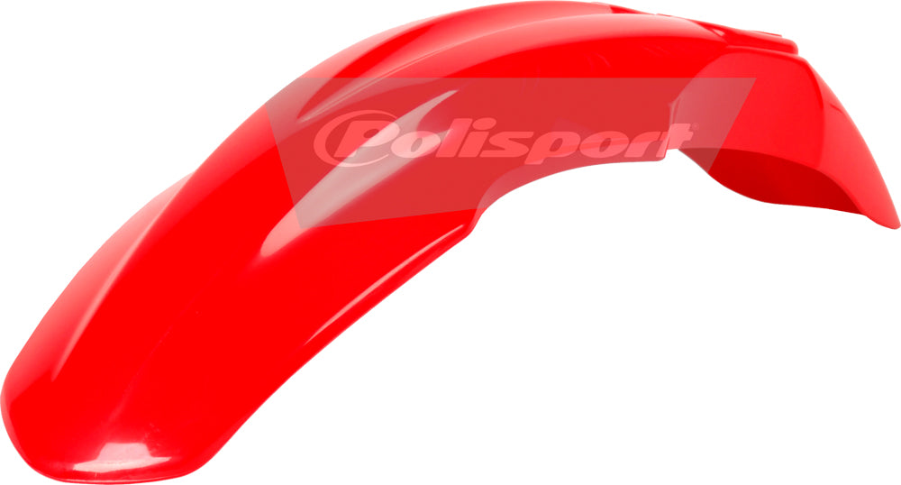 POLISPORT Front Fender for Honda CRF150R (2007-2018) - Red, Durable Gloss Polypropylene