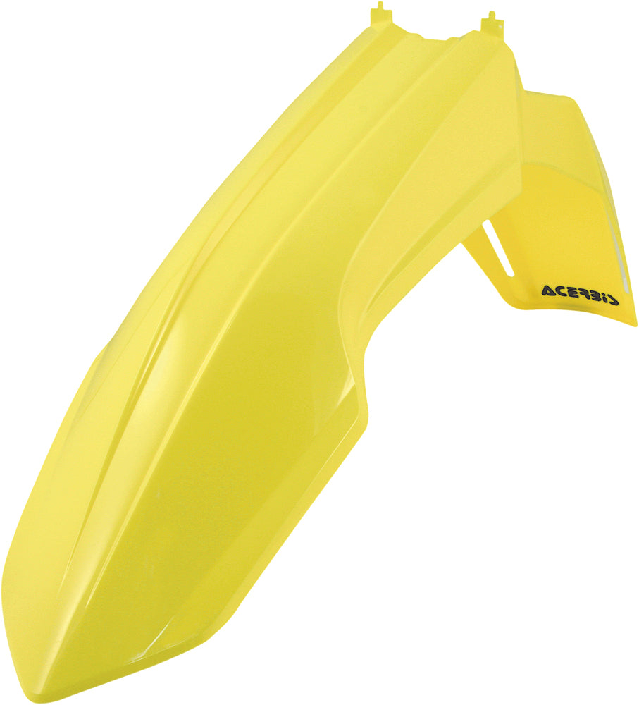 ACERBIS Front Fender Yellow for Suzuki RM-Z250 and RM-Z450 Offroad Motorcycles