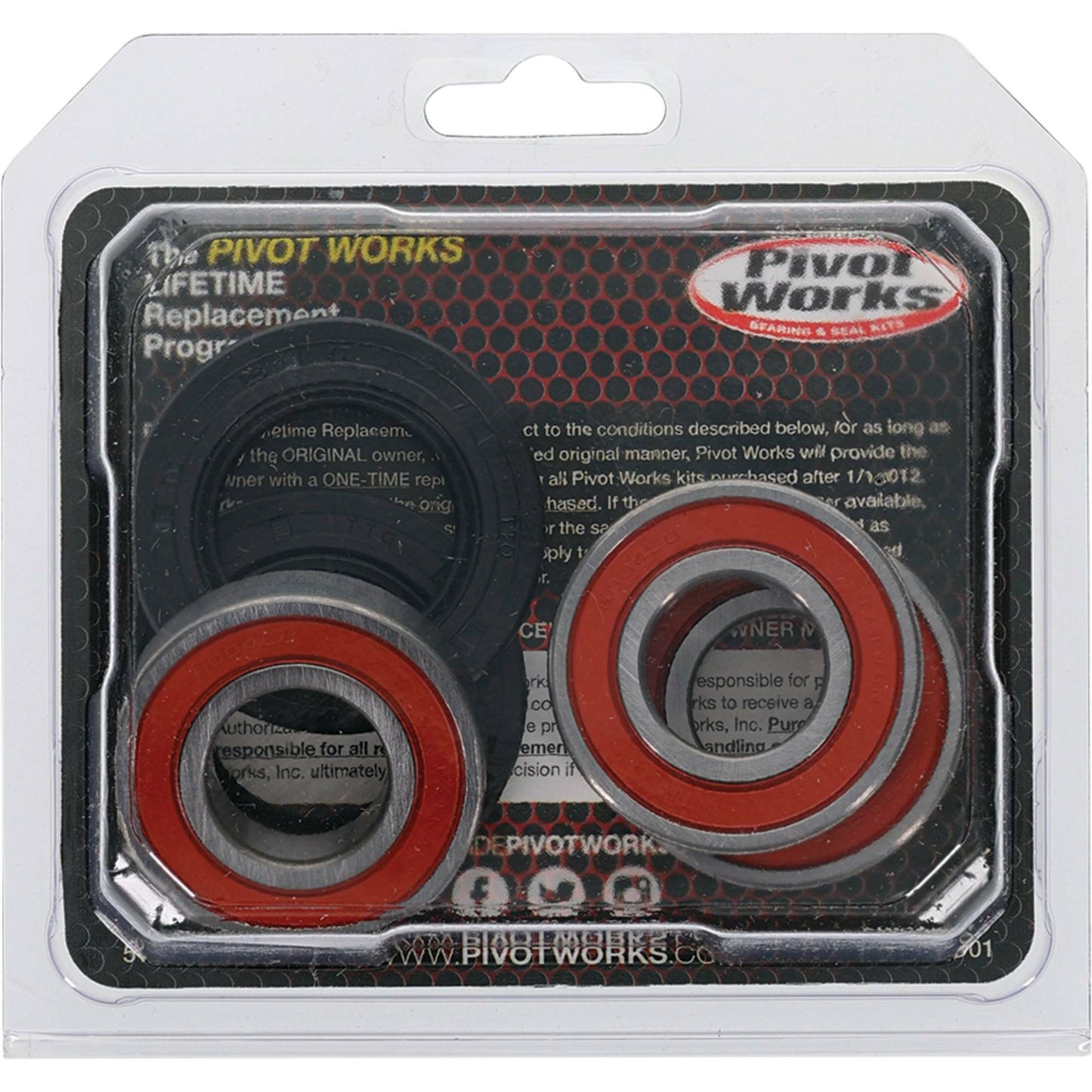 Pivot Works Wheel Bearing Kit Premium for Yamaha WR Series Offroad Vehicles - Part Number 25-1271-P