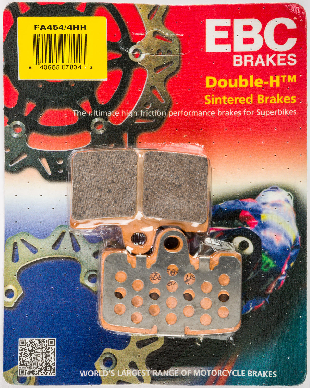 EBC FA454/4HH Brake Pads for Buell and Eric Buell Racing Motorcycles