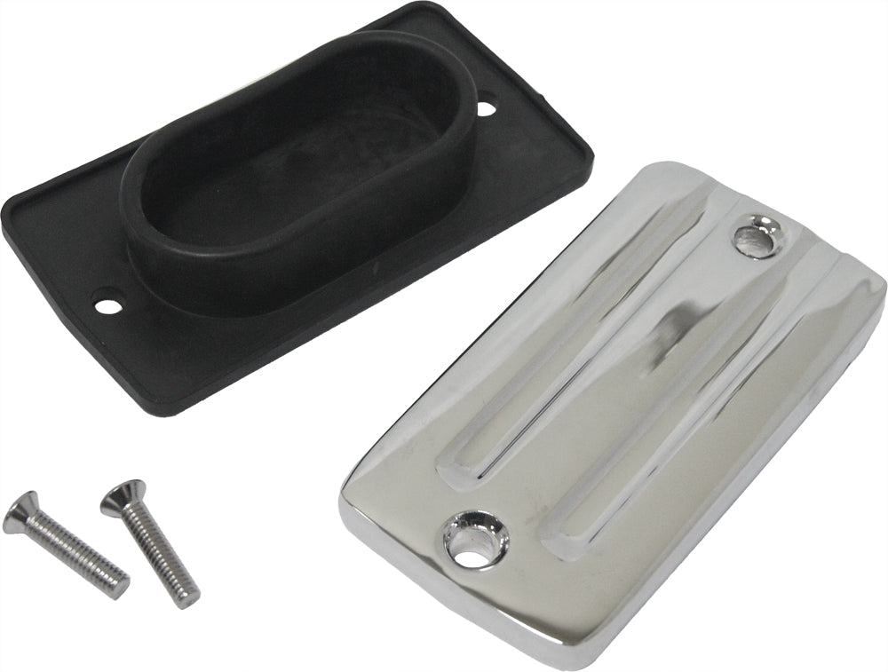 HardDrive Master Cylinder Cover for Harley Davidson V-Twin Models 1983-1995
