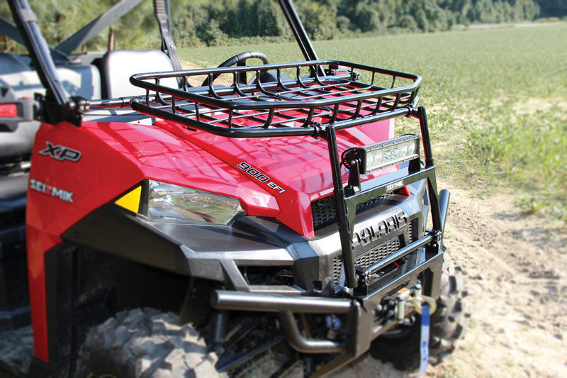 Seizmik Hood Rack for Polaris Ranger XP 900 and 800 Models – Enhanced Front Storage Solution