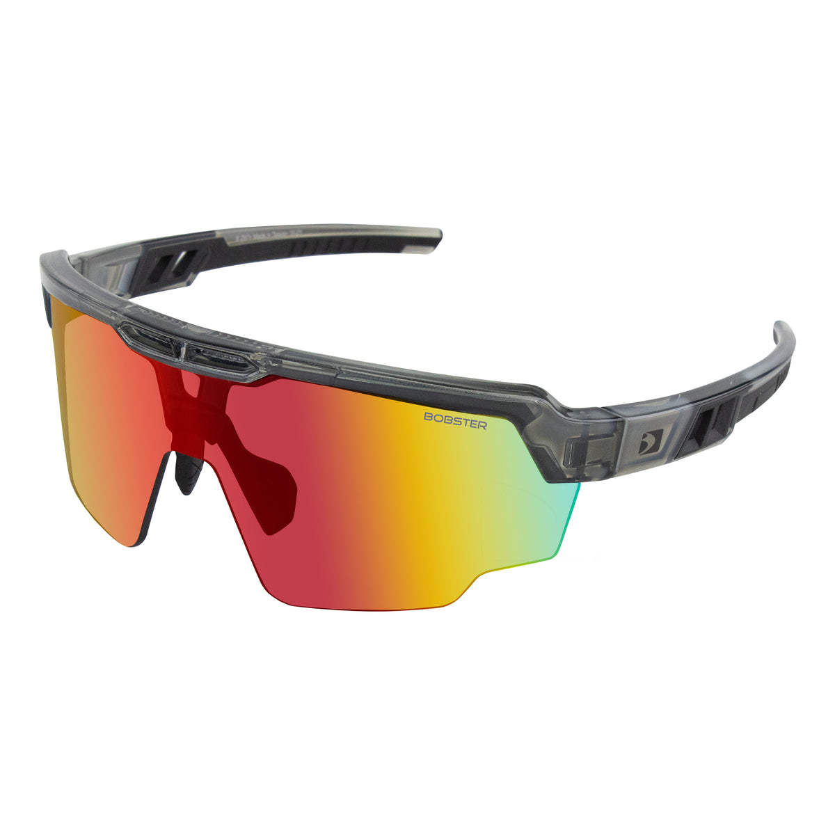 Bobster Wheelie Cycling Sunglasses with Shatter-Resistant Polycarbonate Lens and UV Protection