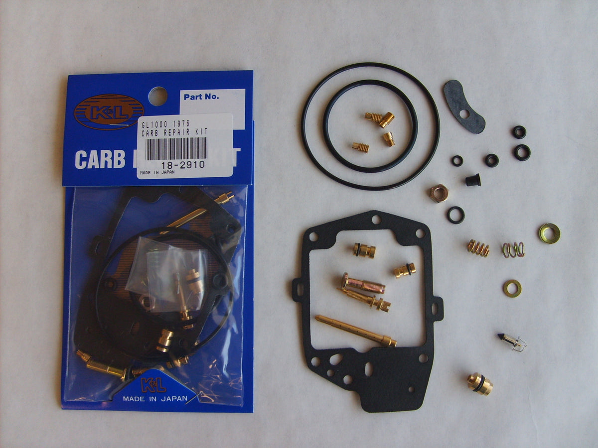 K&L Carburetor Repair Kit for 1976 Honda GL1000 Gold Wing - Rebuild OEM Carburetor Components