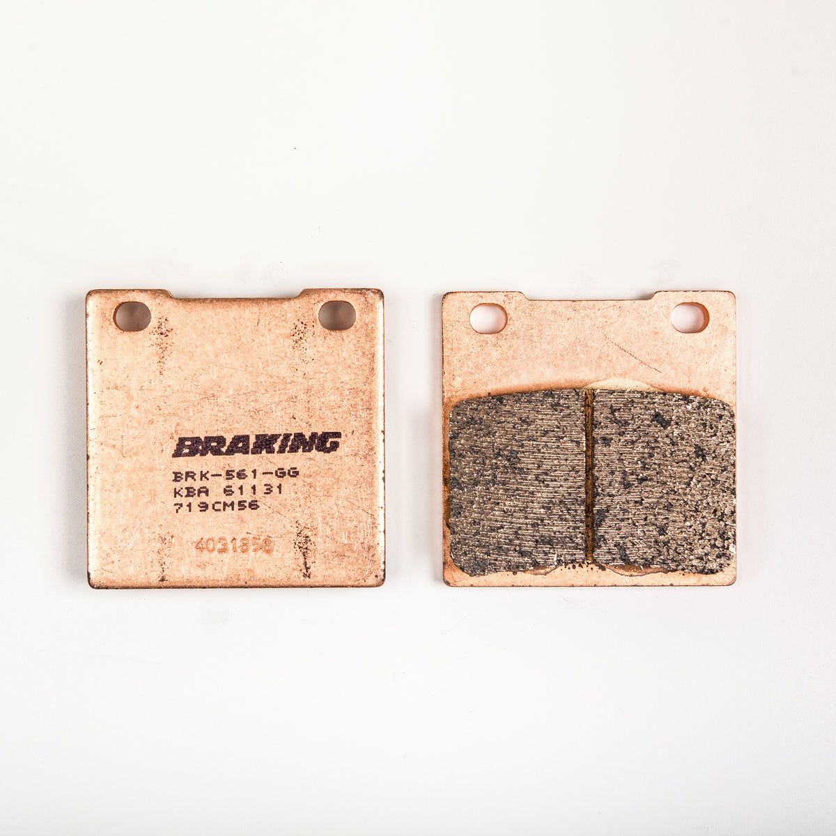 BRAKING Rear Sintered Metal Brake Pad Set for Kawasaki ZRX1200 and ZX1200 Ninja ZX-12R