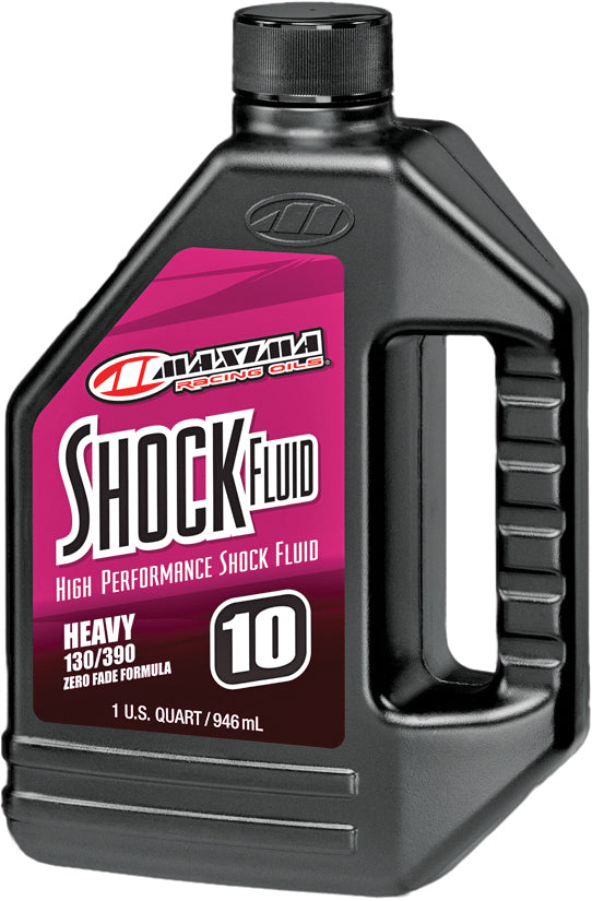 Maxima Shock Fluid Heavy 1 Quart - High-Performance Suspension Oil for Steel and Aluminum Components