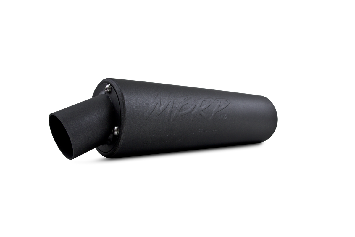 MBRP Universal Utility Muffler with USFS Approved Spark Arrestor for ATV/UTV