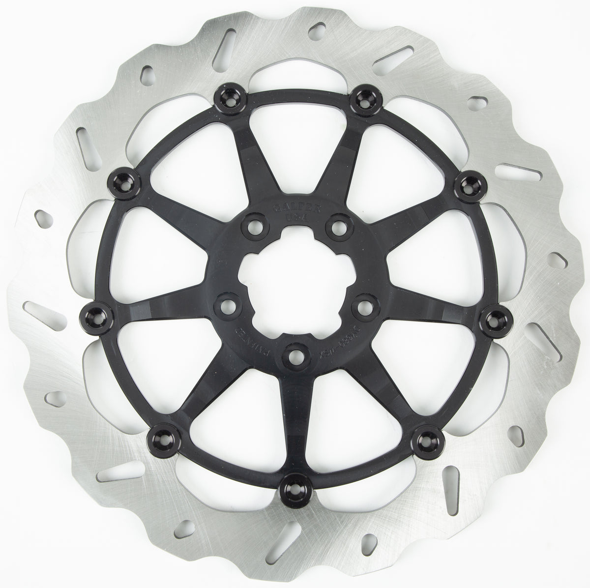 GBRAKES 13-Inch Floating Wave Radial Front Brake Rotor for Harley Davidson V-Twin Models