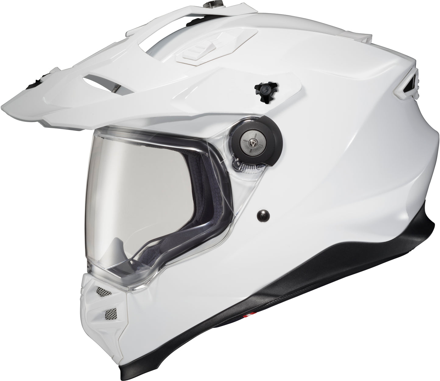 ScorpionEXO XT9000 Carbon Full Face Helmet in White – Large, Dual-Sport Street Helmet