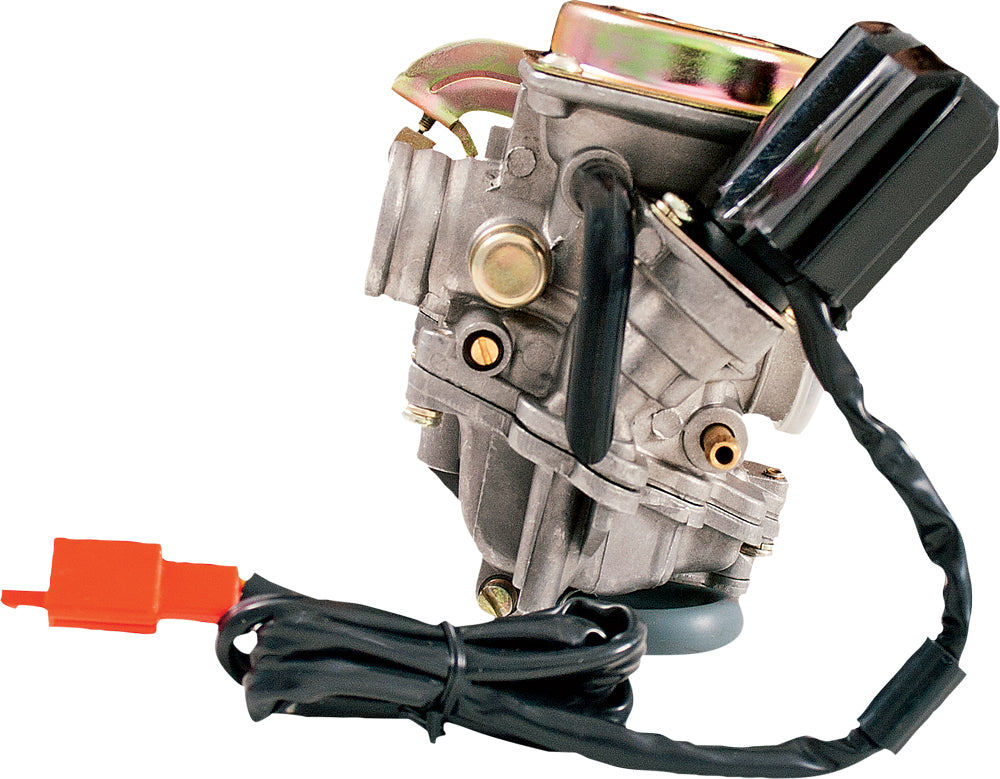 MOGO PARTS Gy6 Stock 4 Stroke Carburetor 50cc with Electric Choke - Reliable Replacement for GY6 Engines