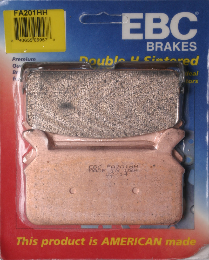 EBC Fa201HH Double H Sintered Brake Pads for Harley Davidson V-Twin Models
