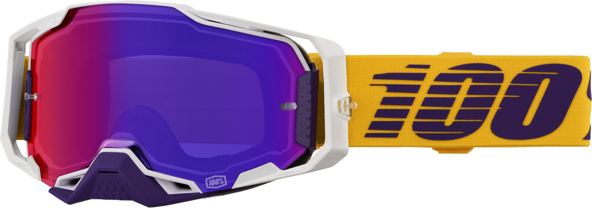 100-Percent Armega Offroad Goggle with Purple Mirror Lens