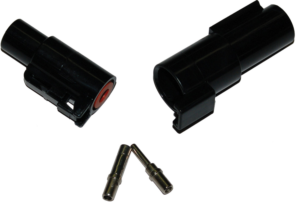 NAMZ Custom Cycle Deutsch HD 1-Pin Connector Kit (Part Number: HDD-XL-KIT)