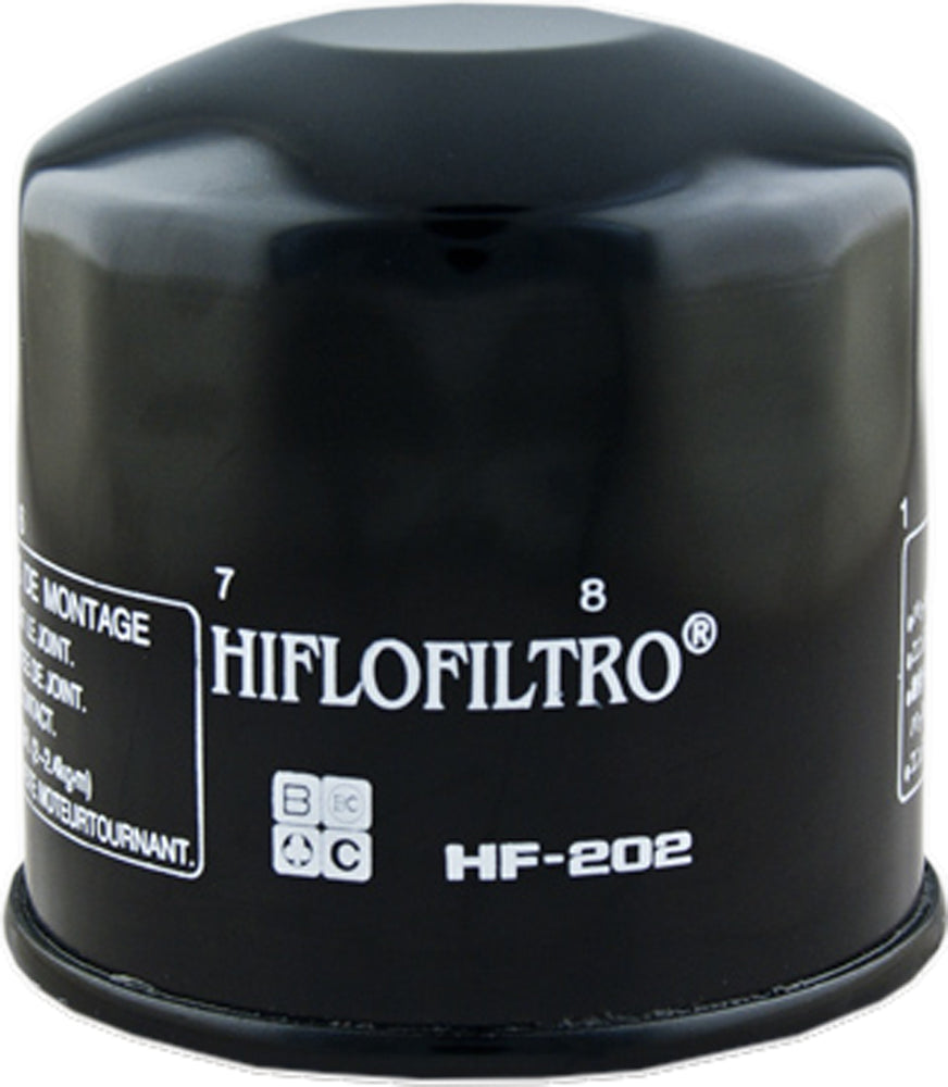 HIFLOFILTRO HF202 Oil Filter for Honda Motorcycles – Premium Replacement with 5/8" Nut and Chrome Option