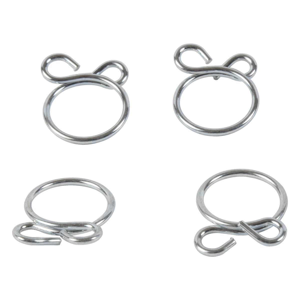 ALL BALLS Hose Clamps Refill Kit 4-Pack for Fuel Lines and Intake Systems