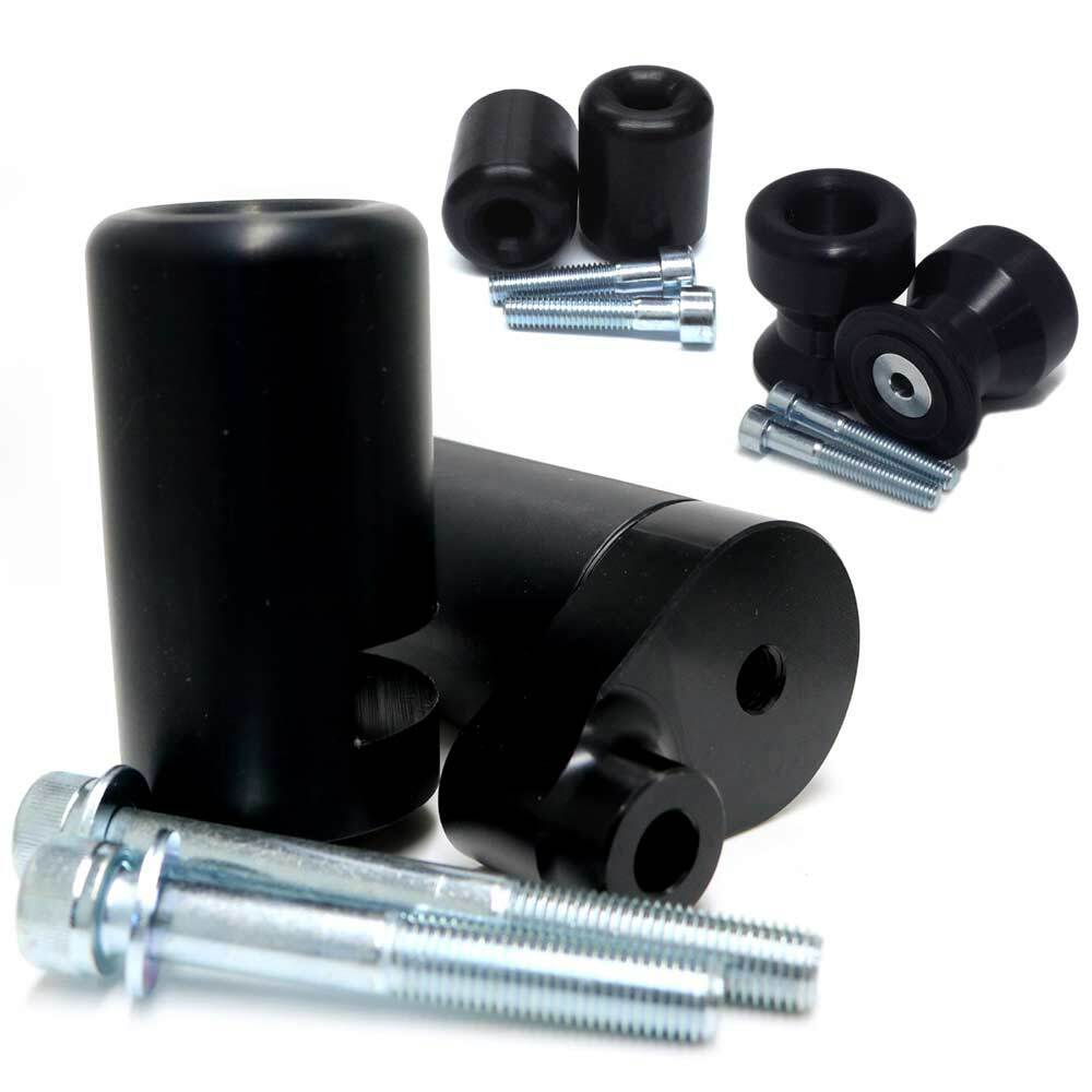 Shogun Motorsports Complete Black Frame Slider Kit for Yamaha YZF-R6 – Model Years 2006-2007