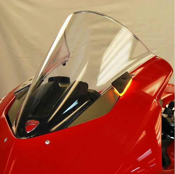 NEW RAGE CYCLES V4-MBO Mirror Block Off Turn Signals for Ducati 1100 Panigale V4
