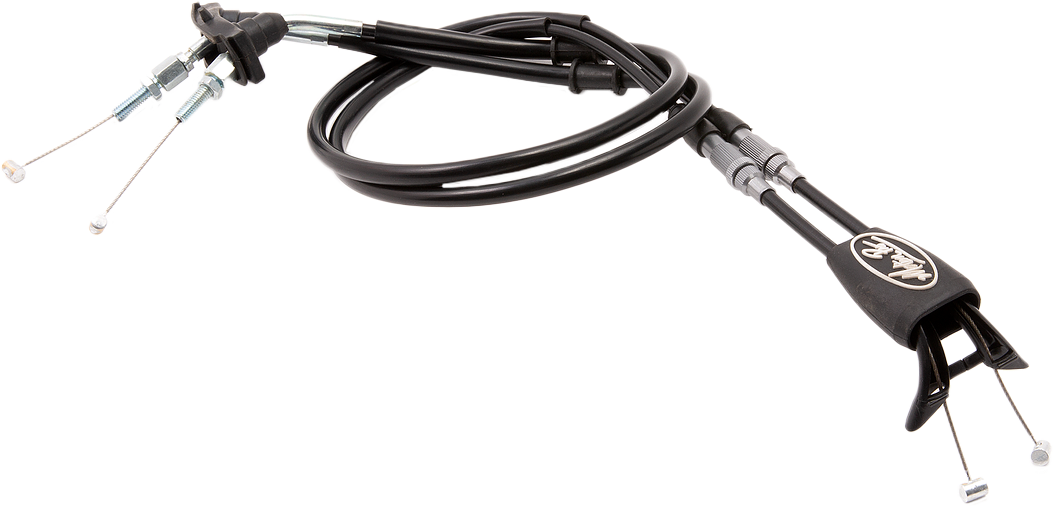 MOTION PRO Rev 2/3 Black Vinyl Throttle Cable Set for Offroad Motorcycles - Part #01-1533