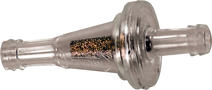 VISU-FILTER Slimline Compact Body Fuel Filter 3/16 1/4" for Intake, Carb, and Fuel Systems