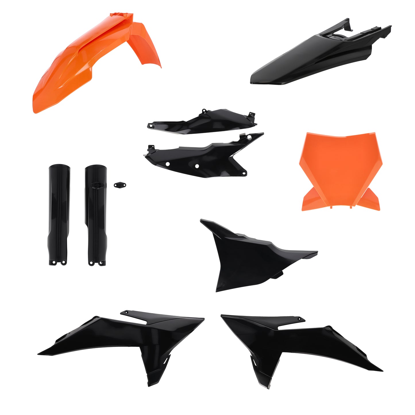 Acerbis Full KTM Black and Orange Plastic Body Kit (Part Number 2986815229)