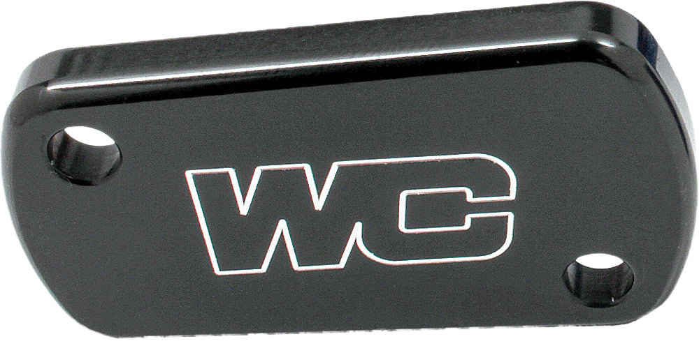 WORKS CNC Machined Aluminum Rear Brake Cover for Yamaha Offroad Models - Black (Part #21-715)