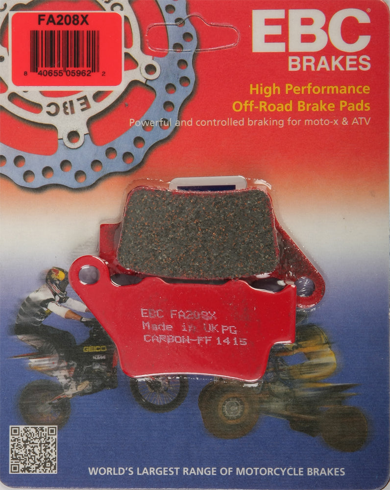 EBC FA208X Offroad Brake Pads for Zero, Husqvarna, BMW, and ATK Models