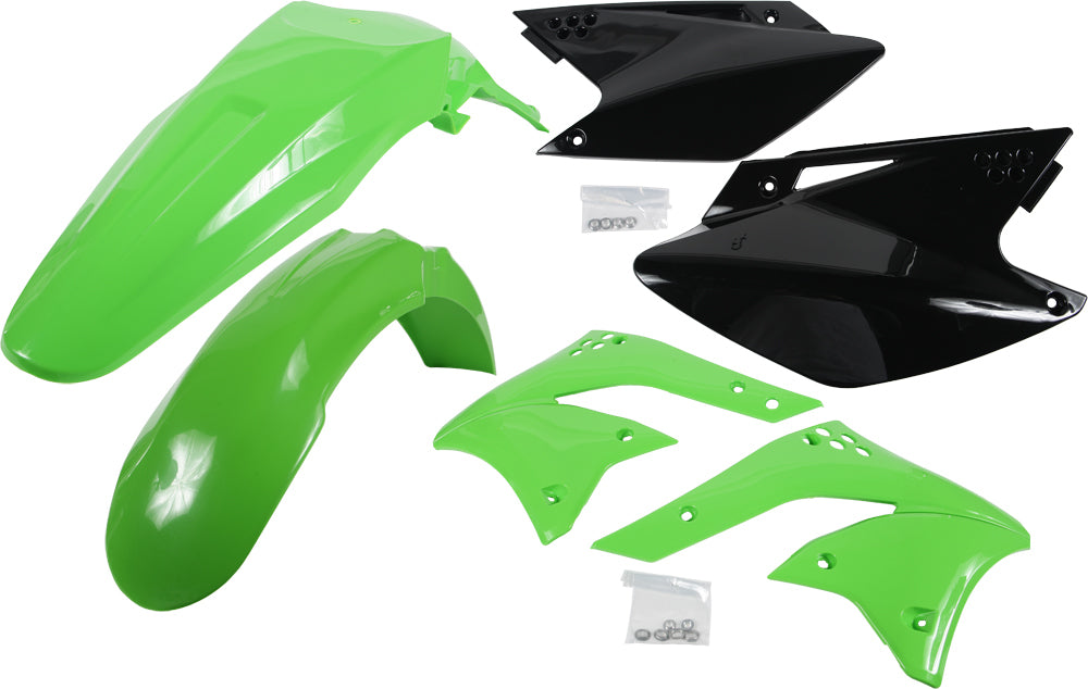 ACERBIS Plastic Body Kit in Green for Kawasaki KX250F (2006-2008)