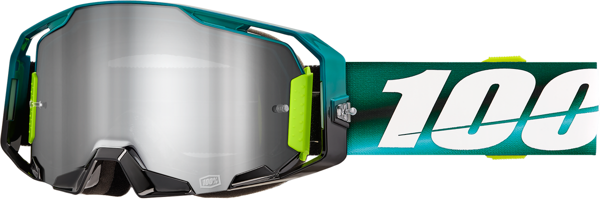 100-Percent Armatic Goggle with Mirror Silver Lens - Offroad Motocross Eyewear