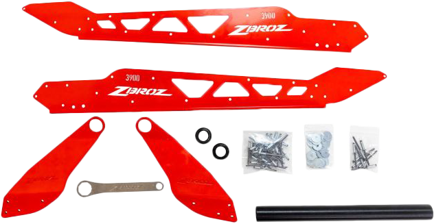 ZBROZ Rear Bumper for Lynx Shredder 3900 Series - Red, Part K40-0823554-02