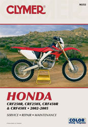 CLYMER Honda CRF250R/X and CRF450R Repair Manual – Model Year 2002-2005