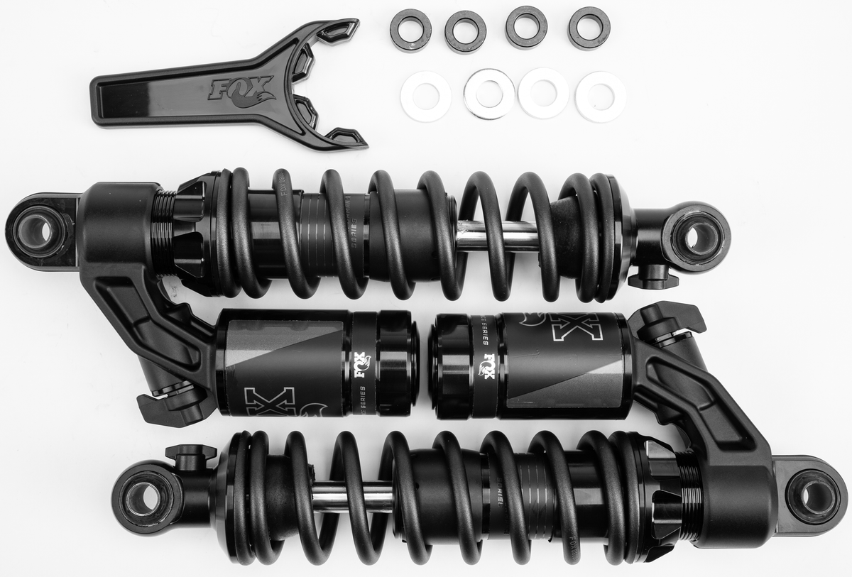 FOX QS3-QSR Shocks for Harley Davidson Dyna - 12.5 inch Standard Fully Adjustable Ride Tuning
