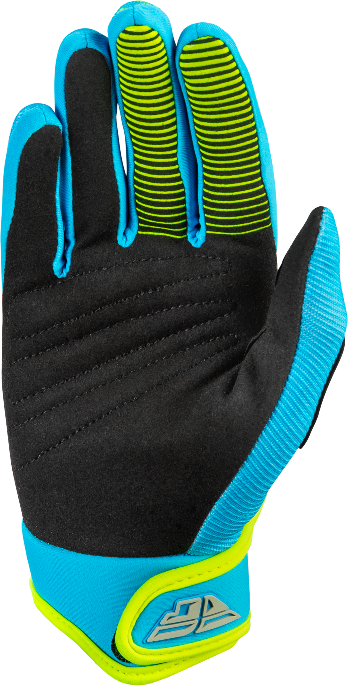 Fly Racing Youth F-16 Offroad MX Gloves Blue/Hi-Vis, Youth X-Small