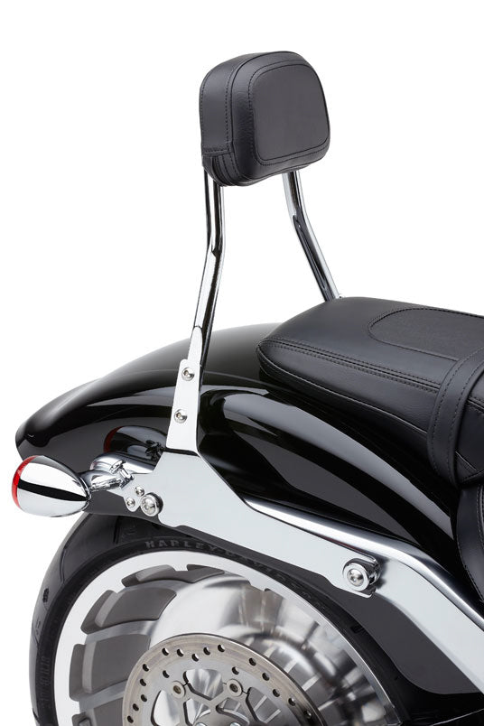 COBRA Detachable Backrest Round Chrome for Harley Touring Models Part #602-2007