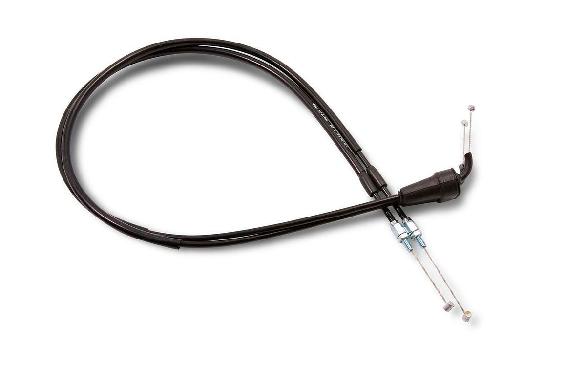 MOTION PRO Black Vinyl Throttle Cable Push Pull Set for KTM and Husqvarna Offroad Motorcycles - Part No. 10-0182
