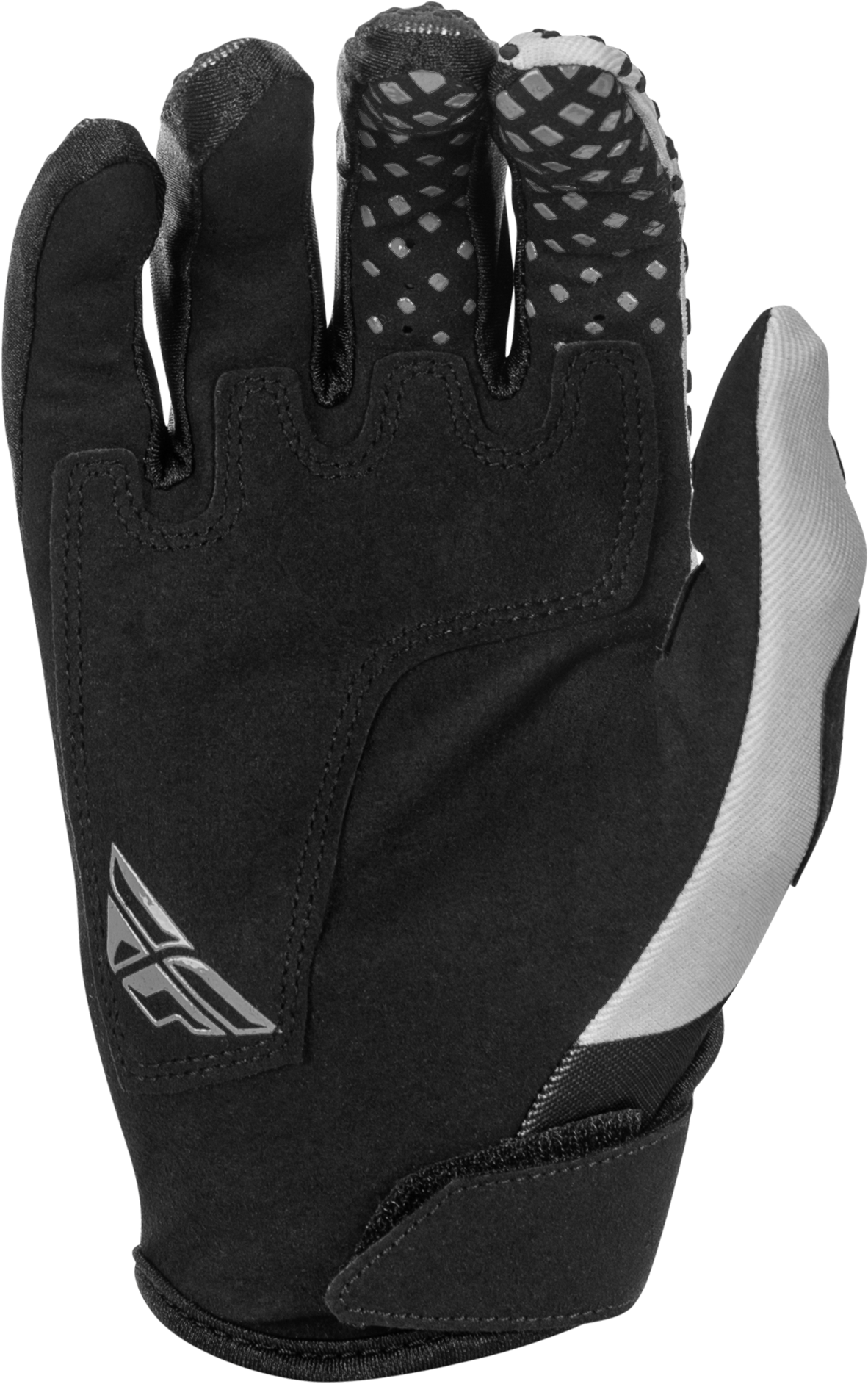 Fly Racing Youth Kinetic Gloves Black/Grey - Size Medium Offroad MX Gloves for Kids