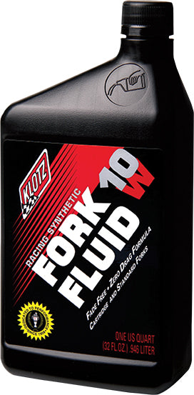 Klotz KL-510 Fork Fluid 10W 32 oz – Universal Suspension Oil for Street and MX Bikes