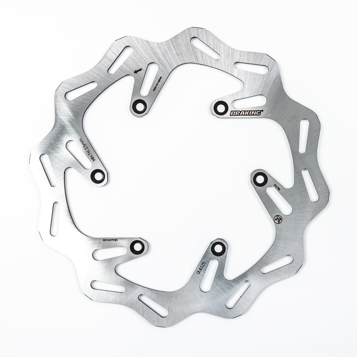 BRAKING Front Wave/Contour Offroad Brake Rotor for Yamaha YZ and Suzuki DR-Z Models