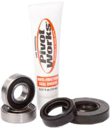 Pivot Works Front Wheel Bearing Kit for Yamaha TT-R125LE - Complete Drive Axle Bearing and Seal Set