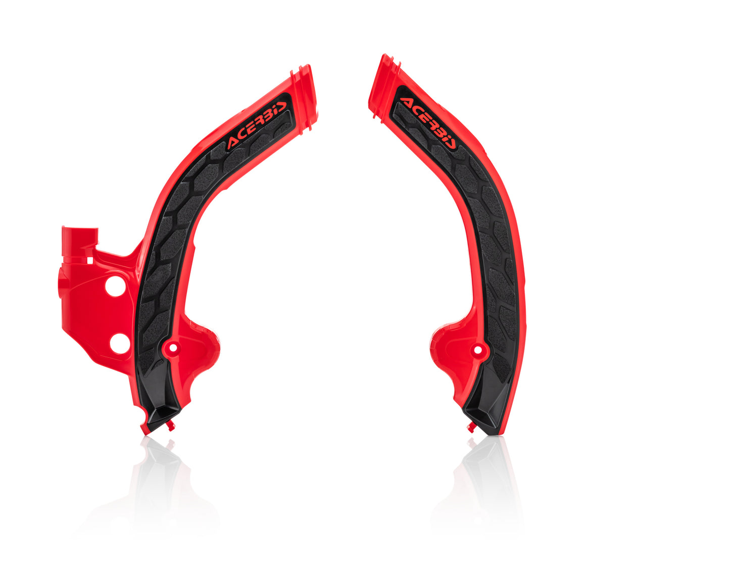 ACERBIS Frame Guard Beta for Offroad Motorcycles - Red and Black