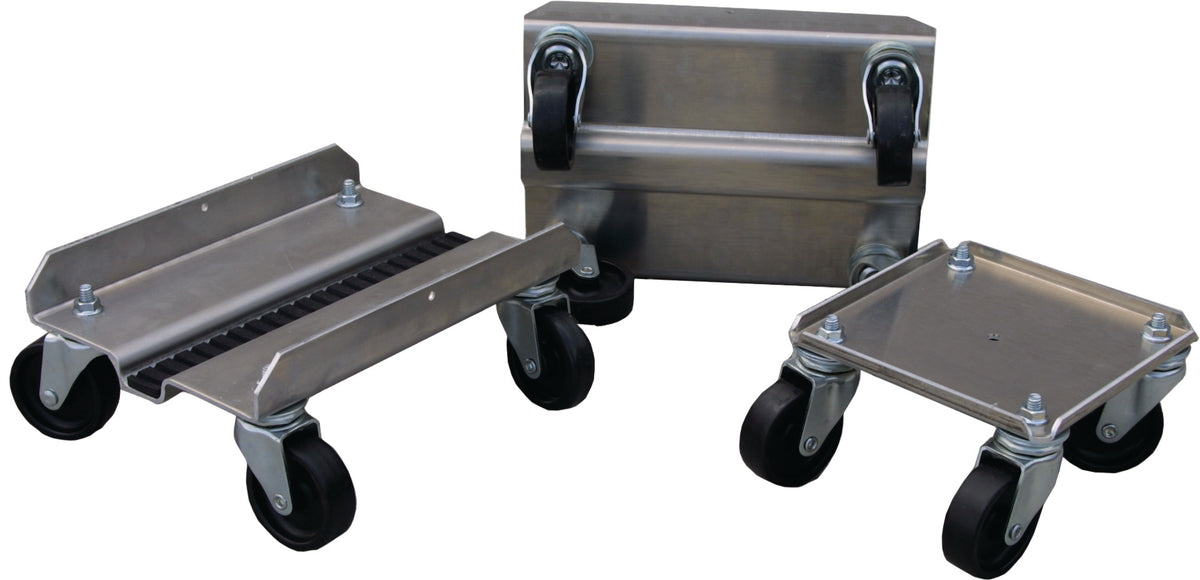 SuperCaddy SEMI PROCADYZZ 3-Piece Heavy Duty Dolly Set for Snow Equipment