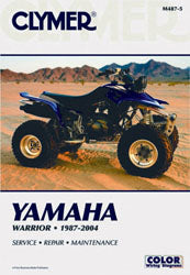 Clymer Yamaha YFM350 Warrior ATV Repair Manual - Part CM4875