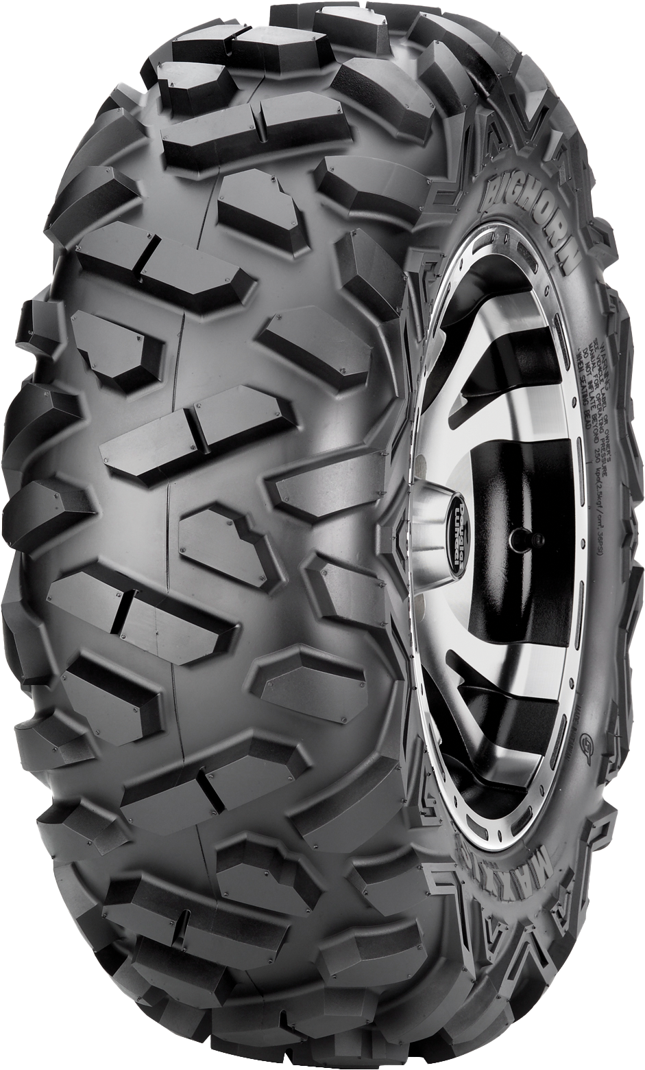 Maxxis Bighorn Front 25x8R12 ATV/UTV Tire - Radial Construction for Smooth Ride and Enhanced Protection